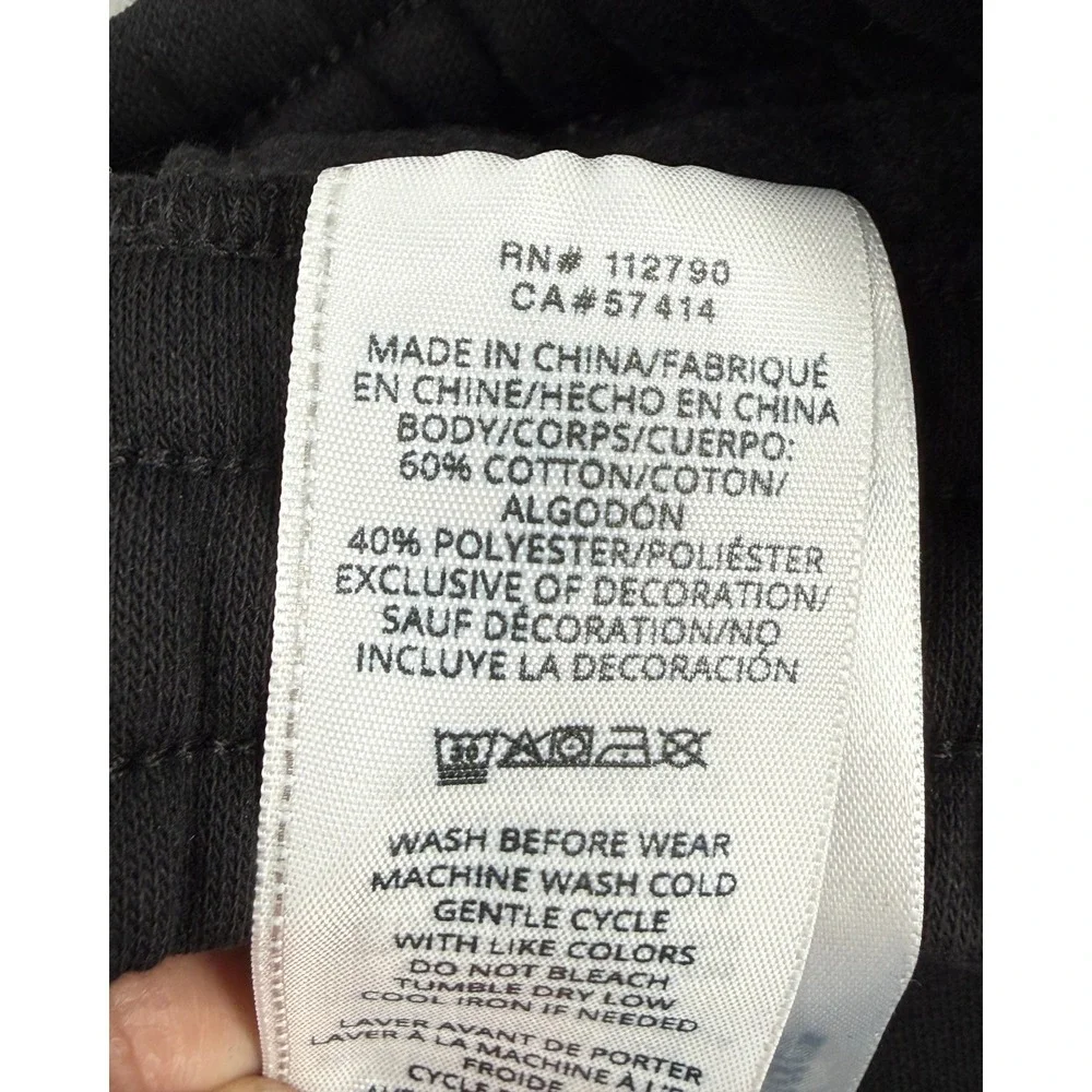 NWT‎ True Religion Boys Black Logo Sweat Shorts Size S Horseshoe Drawstring